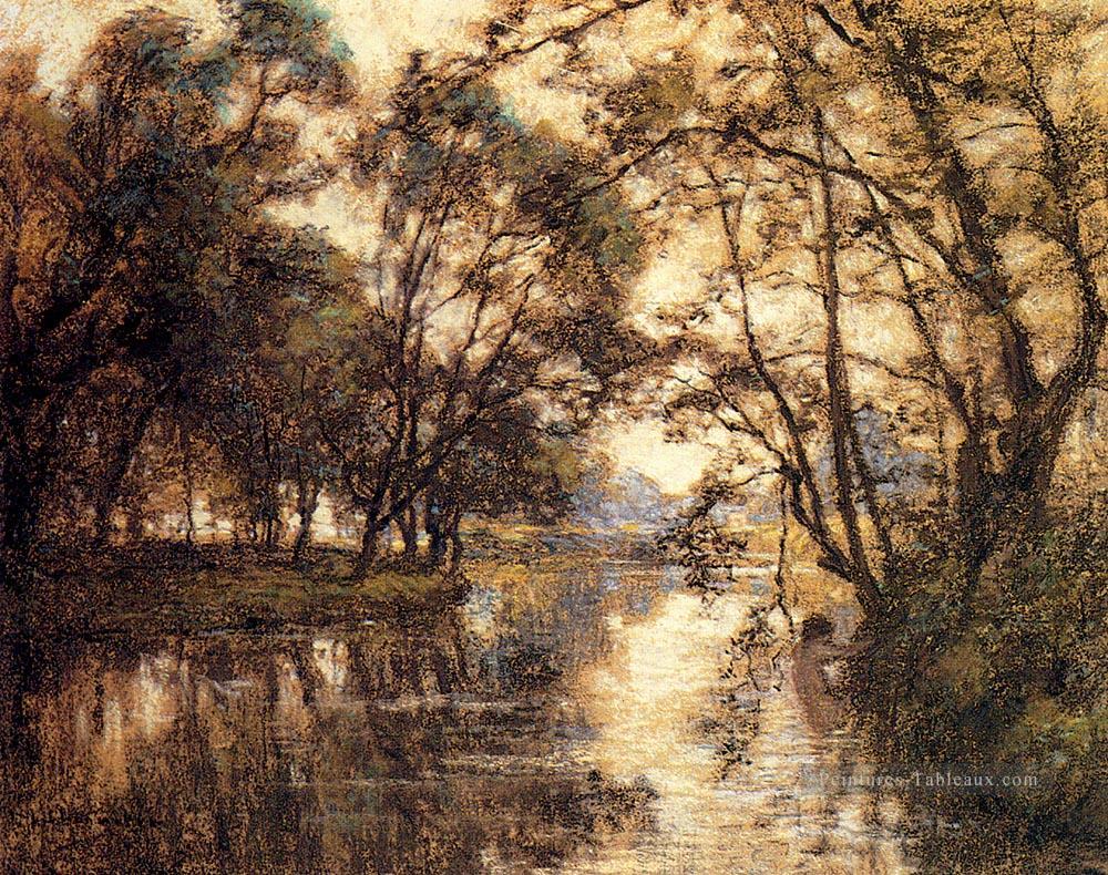Chelles scènes rurales paysan Léon Augustin Lhermitte paysages ruisseaux Peintures à l'huile
